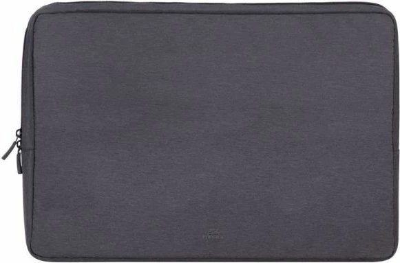 sleeve për laptop RivaCase 7707 deri 17.3", RPET polyester rezistent në ujë, e zezë
