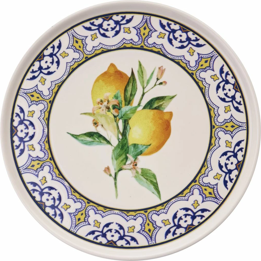 Set pjatash shërbimi (6 copë), Hermia Concept, Lemon Garden