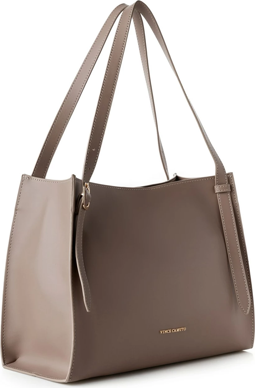 Torbë tote Vince Camuto, Palermo, ngjyrë mink