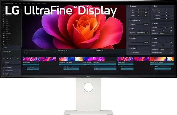 Monitor LG UltraFine 40U990A-W, 40", 5K2K 5120x2160, Nano IPS Black, Thunderbolt 5, FreeSync Premium, i zi