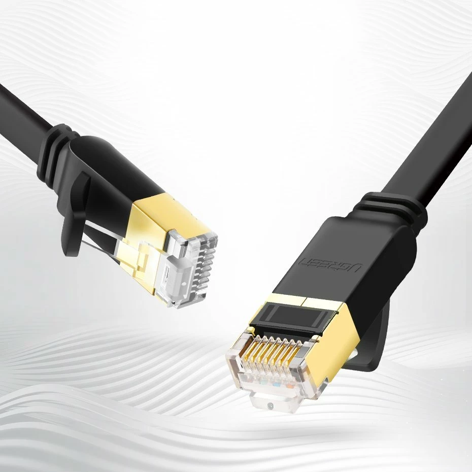 Kabllo rrjeti Ugreen NW106 11265, Cat 7 STP, RJ45, 10m, e zezë