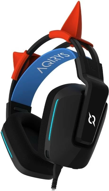 Kufje gaming Aqirys Alya 7.1 VS, me mikrofon të ndashëm, 7.1 surround, të zeza