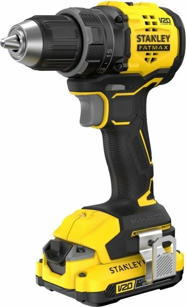 Bormashinë akumulatorike Stanley Fatmax SFMCD714D2T-QW 18 V, 2x 2 Ah, brushless, 60 Nm, 13 mm, me karikues dhe valixhe