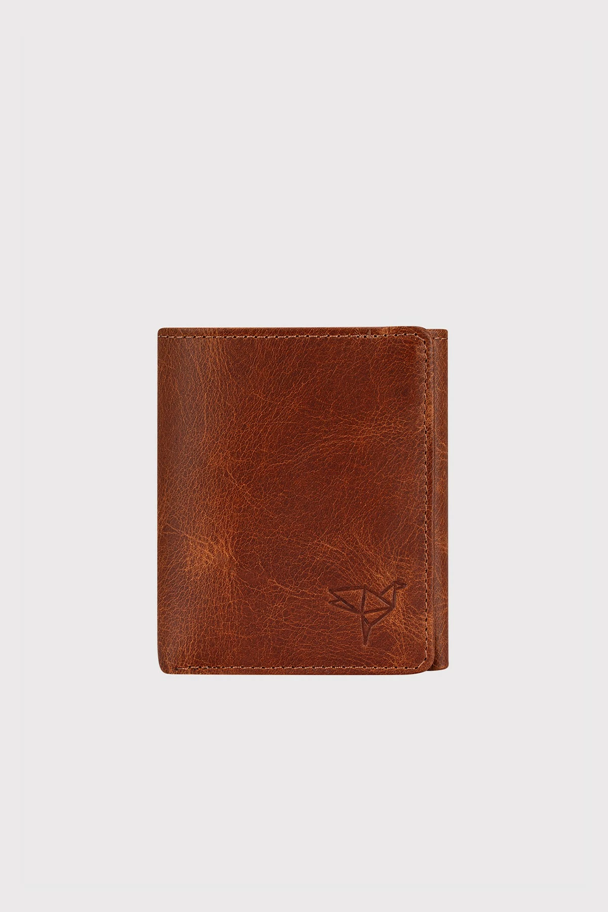 Portofol për burra, lëkurë natyrale, ngjyrë tan, Zoozie Bags, Western