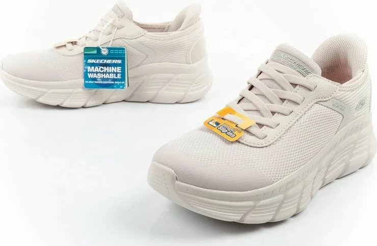 Atlete femra Skechers Bobs B Flex SLIP-INS, ecru