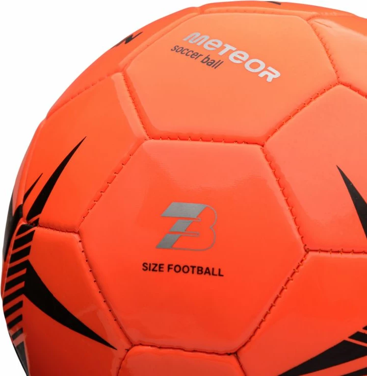 Top futbolli Meteor, portokalli [Madhësia: Standarde]