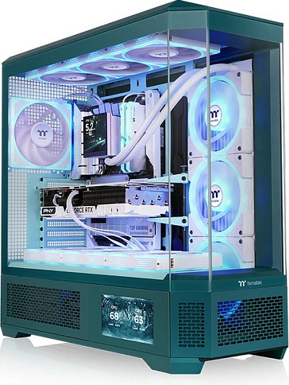 Kasë Thermaltake View 600 TG, Full Tower, LCD 6", Transformative Teal