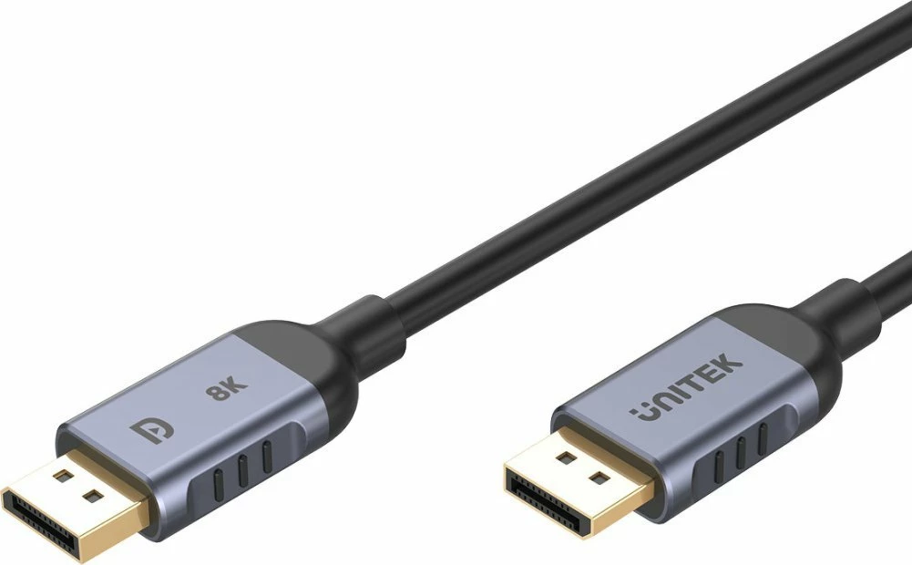 Kabllo DisplayPort Unitek C1628GY01-5M 5m DP 1.4 8K@60Hz/4K@240Hz e zezë