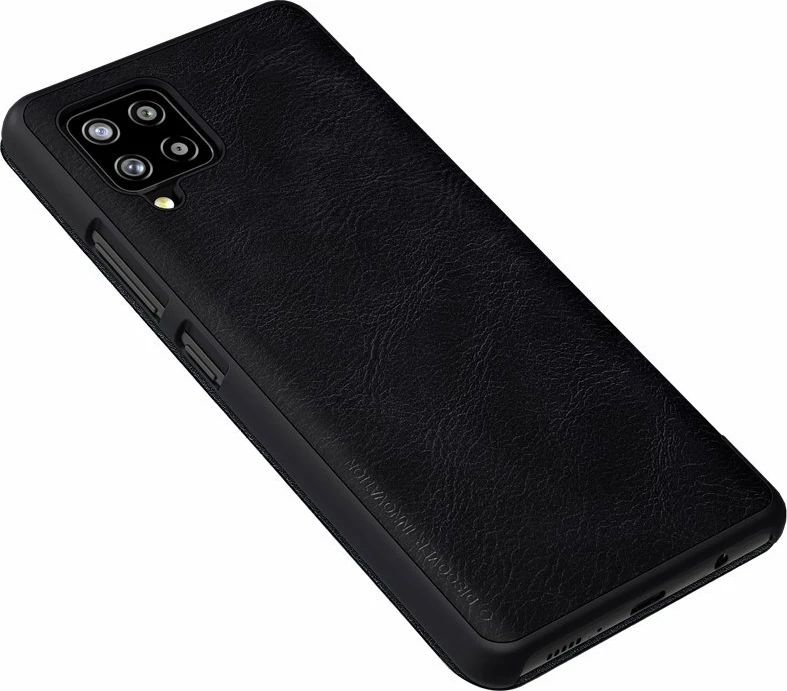Mbështjellës Nillkin Qin për Samsung Galaxy A42 5G, lëkurë ekologjike, i zi