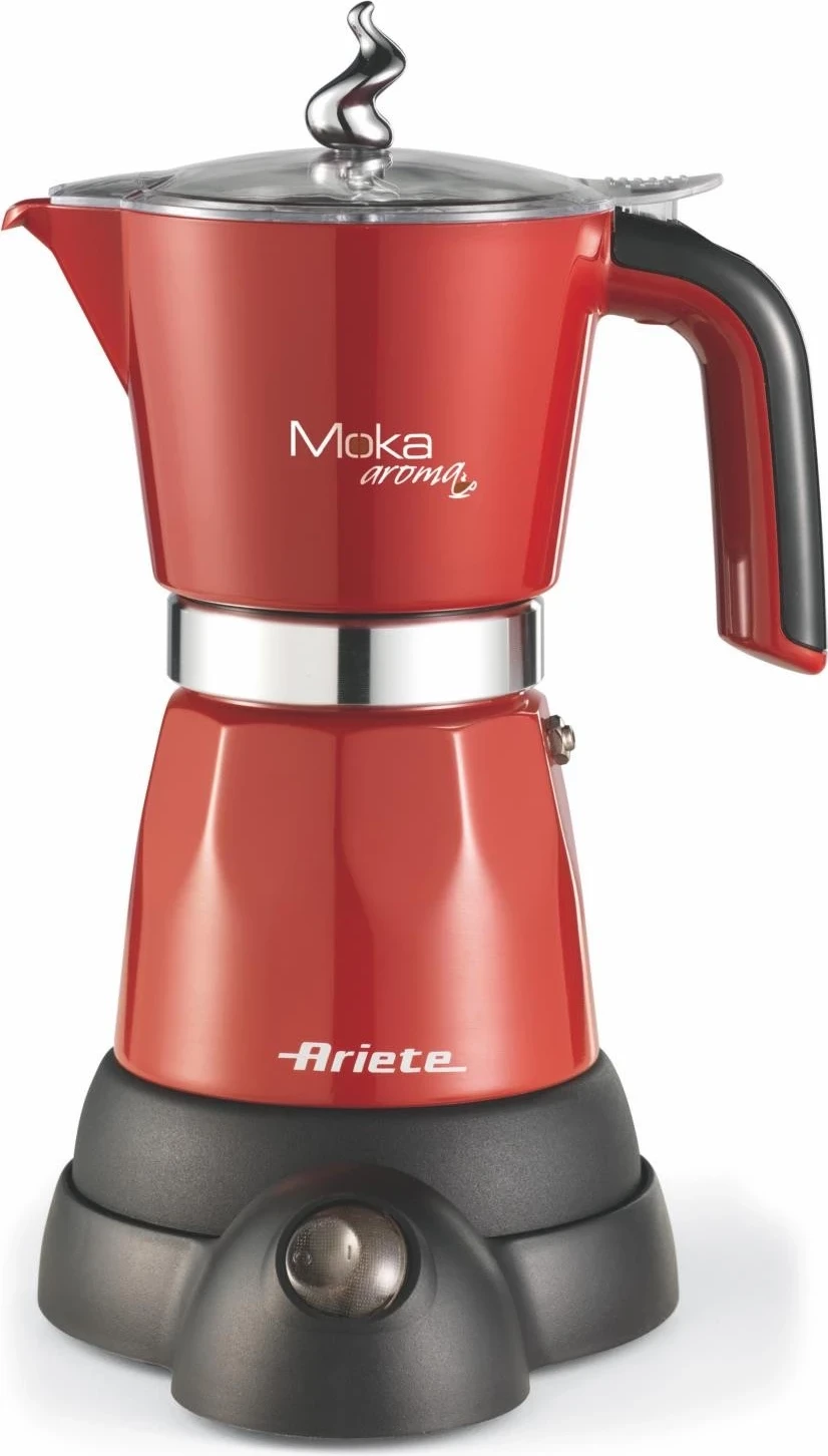 Aparat kafeje elektrik Ariete Mokina Grande 1368/06, 480W, i kuq