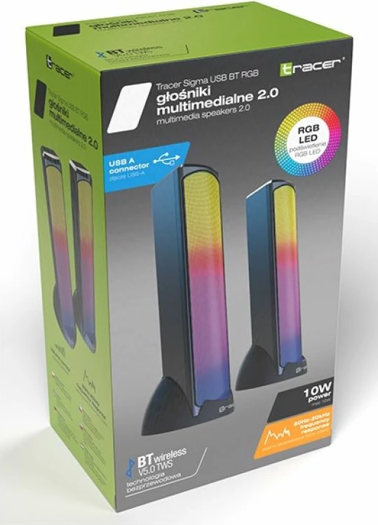 Boksa Bluetooth Tracer Sigma 2.0 me RGB