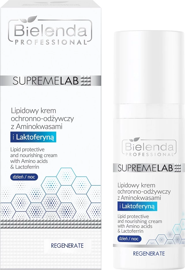 Krem fytyre për femra Bielenda Professional SupremeLab Regenerate Lipid Protective and Nourishing Cream me Amino Acids dhe Lactoferrin, 50ml