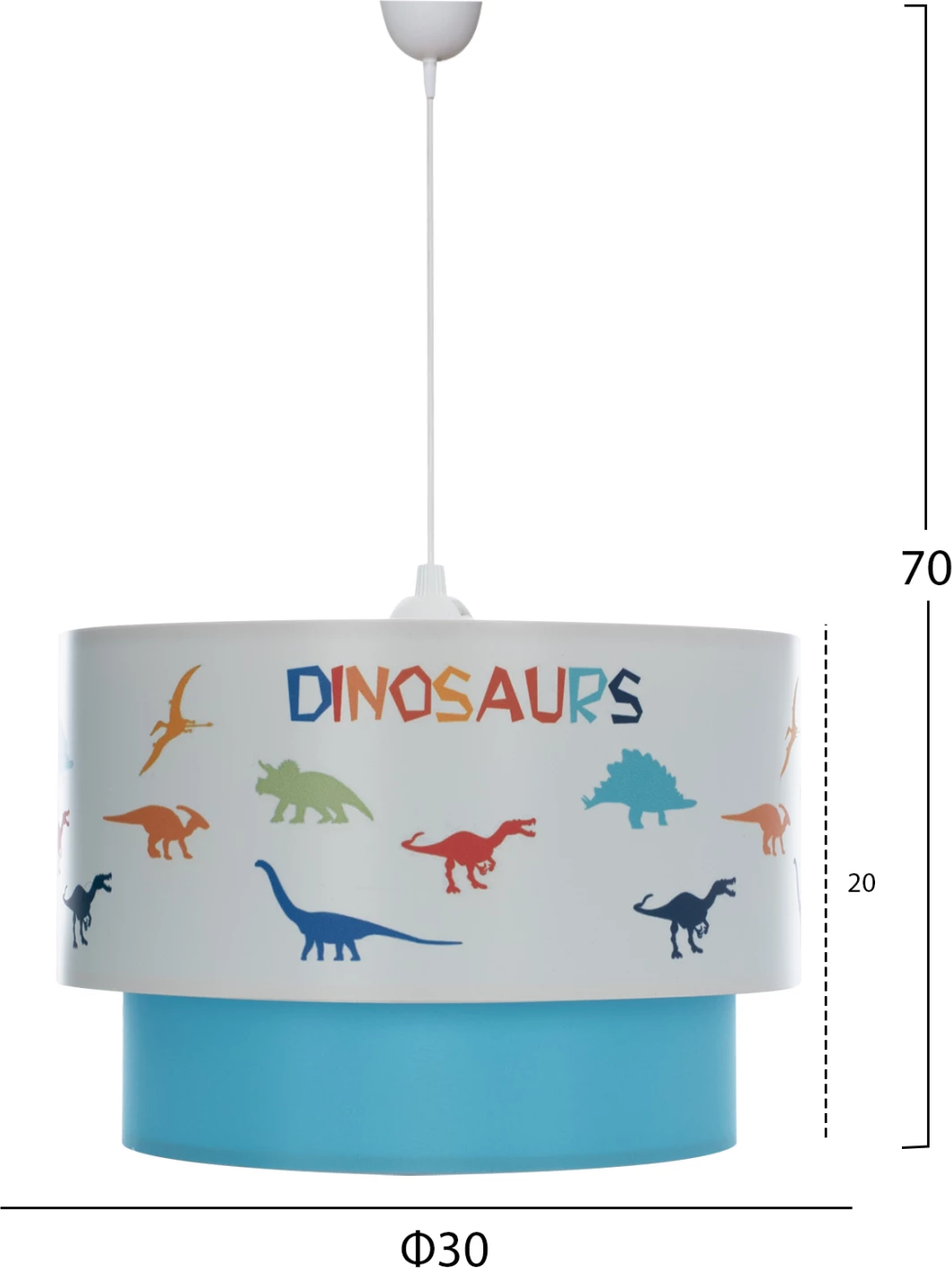 Llambë varëse për dhomë fëmijësh, FH7572.05, dyfishtë, Φ30x70H