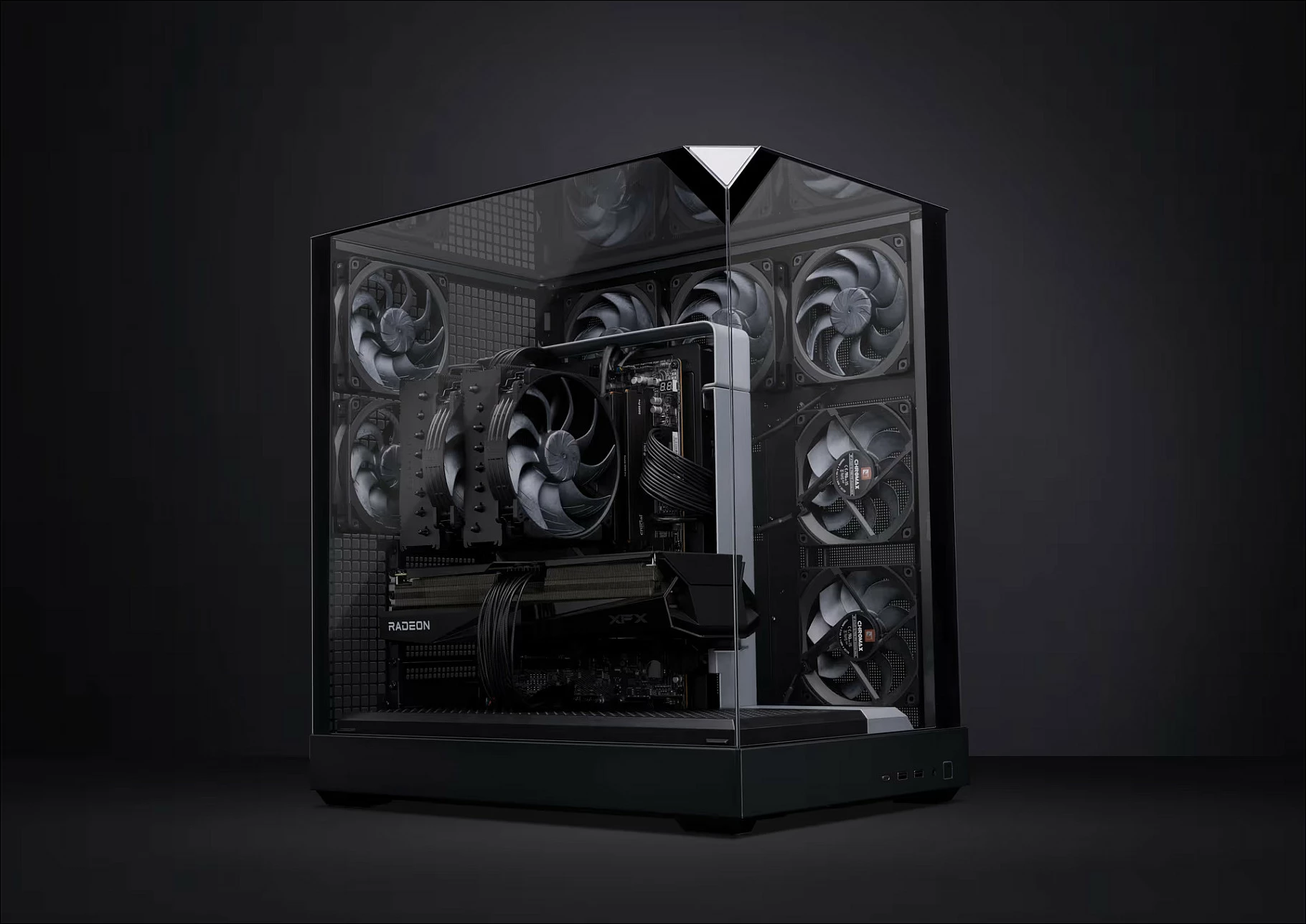 Ventilator për kasë Noctua NF-A12x25 G2 PWM chromax.black, 120mm, PWM, i zi