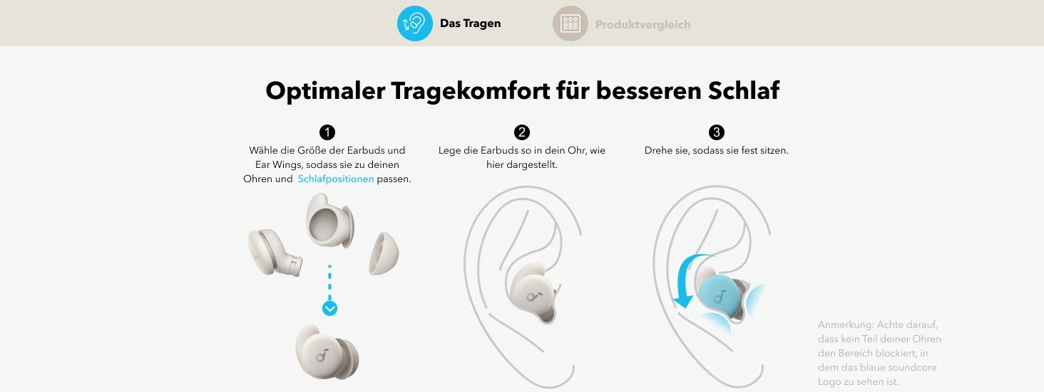 Kufje Anker Soundcore Sleep A20, Wireless, 20 - 20000 Hz, Bardhë