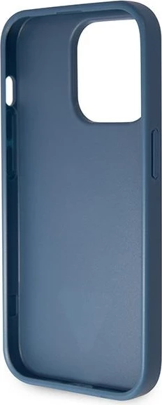 Mbështjellës Guess GUHCP14LP4TDSCPB për iPhone 14 Pro 6.1", hardcase, Crossbody 4G Metal Logo, Blu