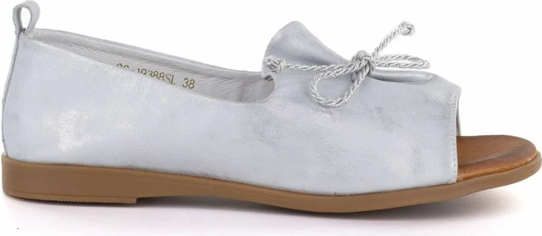 Këpucë të ulëta femra Cambell 19388, argjendi