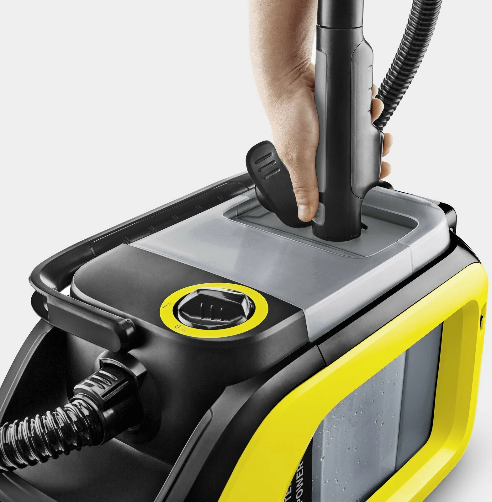 Pastrues tapicerie me spërkatje Karcher SE 3-18 Compact 1.081-500.0, 18 V (pa bateri), 1.7 L, i verdhë