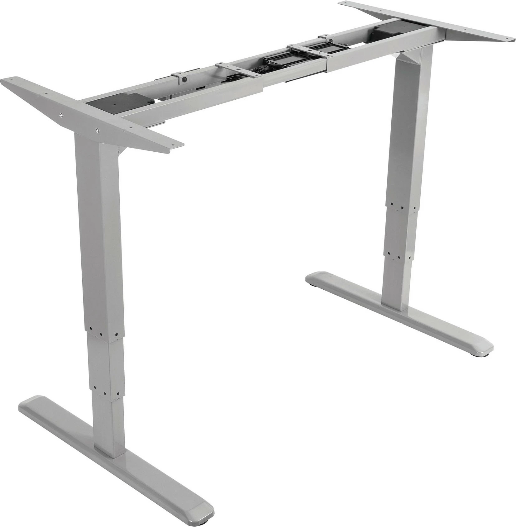 Kornizë tavoline EQUIP Dual Motor, ngritje elektrike 62-128 cm, 100 kg, 100-170 cm, hirtë