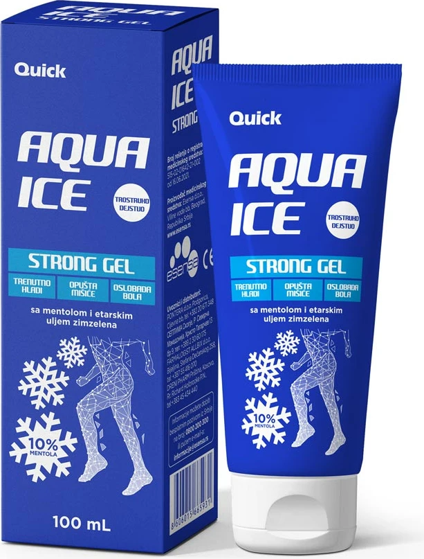 Xhel ftohës dhe lehtësues për dhimbje muskulore dhe reumatike Aqua Ice Gel