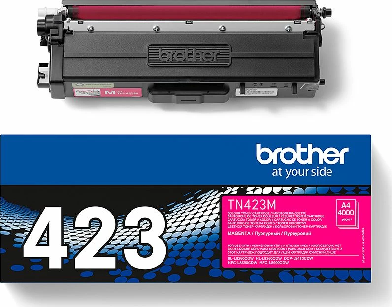 Toner Brother TN-423M, 4000 faqe, magenta, original