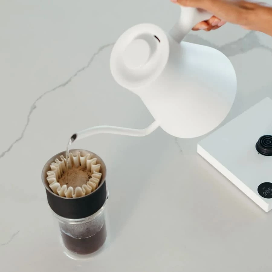 Ibrik elektrik Fellow Stagg EKG Pro, 0.9L, i bardhë