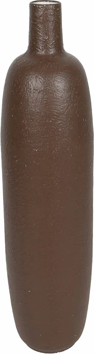 Vazo AERIS, metal, ngjyrë kafe e errët, 20x77.5cm