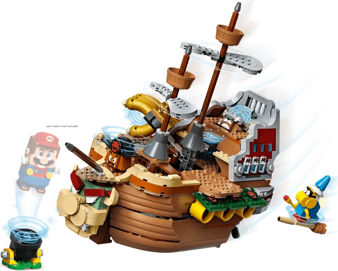 Lego Bowser Airship Super Mario