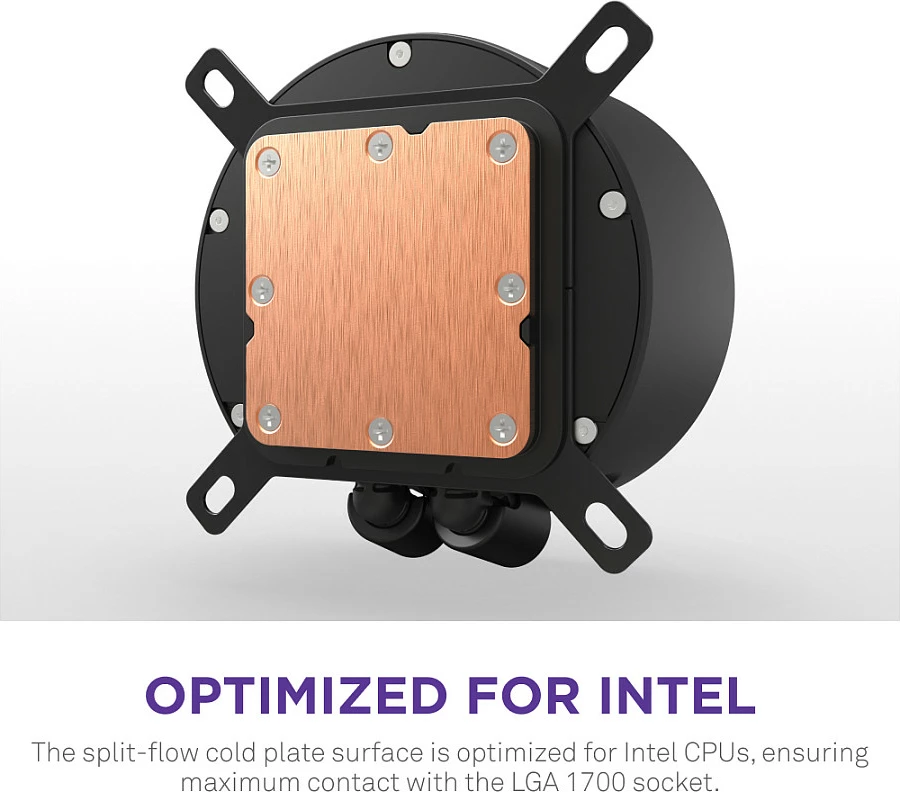 Ftohës uji AIO për CPU NZXT Kraken Elite V2 420 RGB RL-KR42E-B2, 3x140mm, ekran IPS, i zi