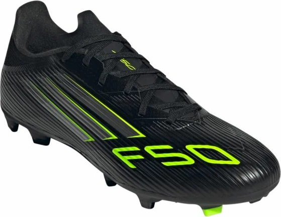 Atlete futbolli për meshkuj adidas F50, të zeza-verdhë