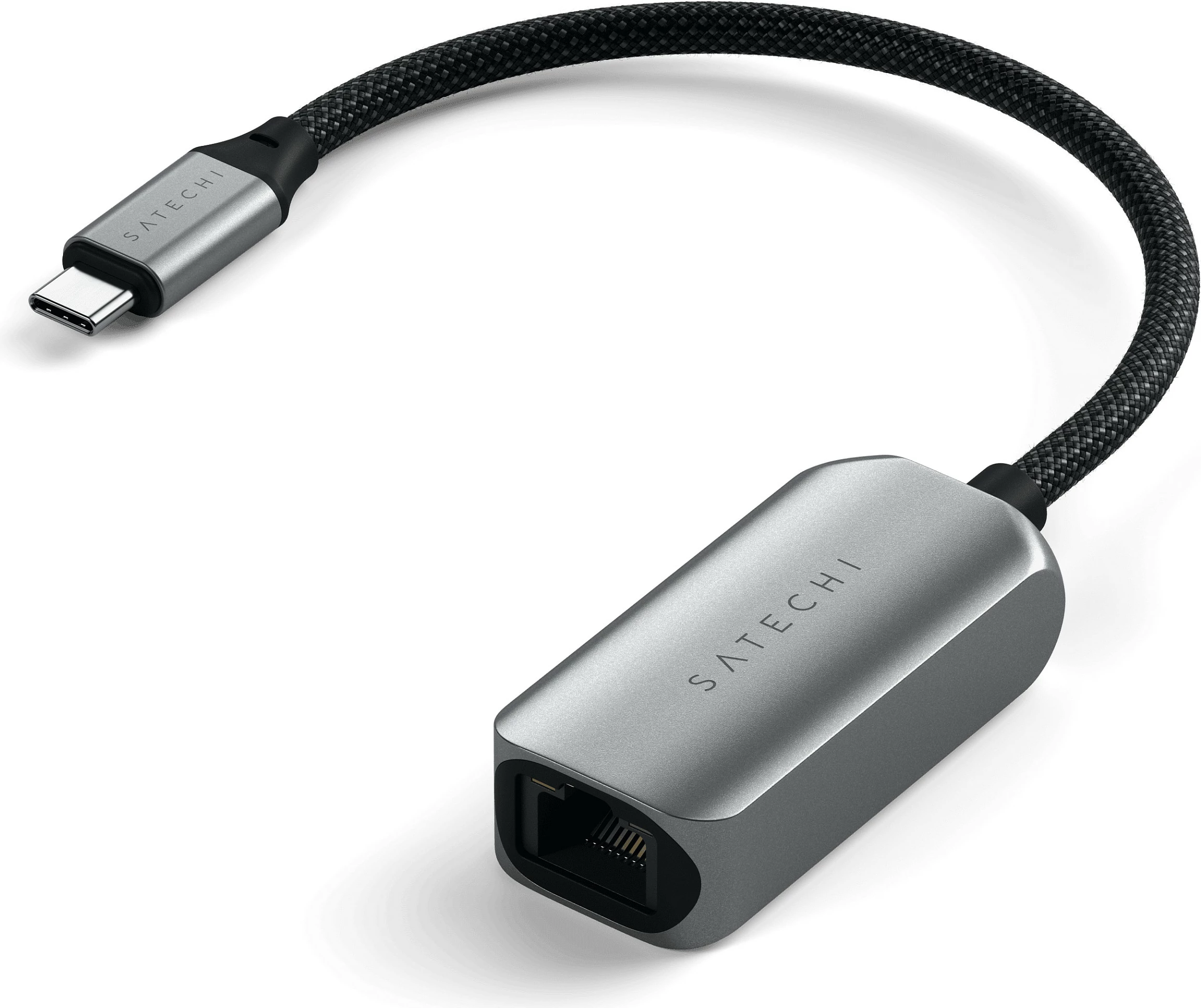 Adapter Ethernet Satechi USB-C 2.5 Gigabit, gri
