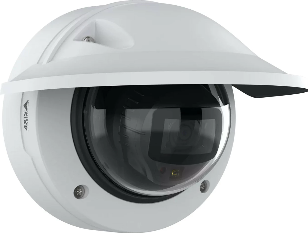 Kamerë sigurie IP Axis P3278-LVE, Dome 8MP, Wired, Indoor/Outdoor, bardhë/zezë