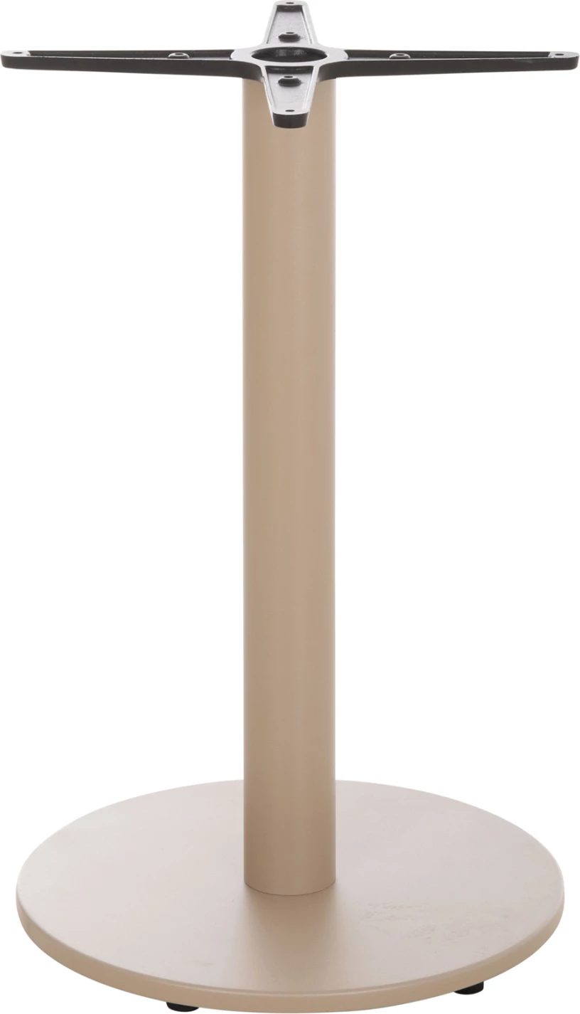 Baza e rrumbullakët për tavolinë, alumin, ngjyrë kapuçino, FH476.25, 45x72cm