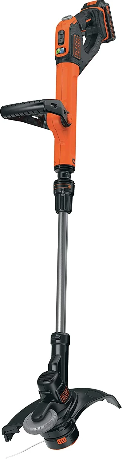 Trimmer bari me bateri Black&Decker STC1820EPC 18V 2.0Ah portokalli/zi, me bateri dhe karikues