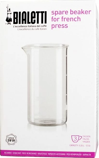 Enë qelqi zëvendësuese për French press Bialetti 350 ml