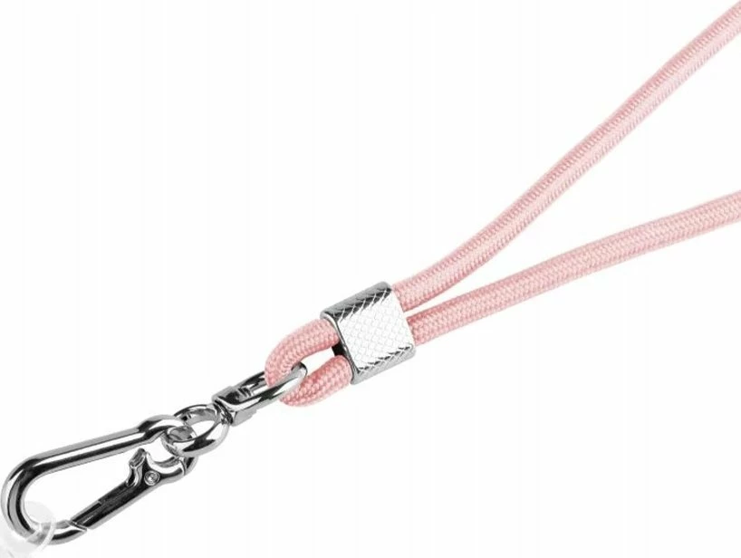 Litar qafe universal për celular Fixed NeckUni 40-76 cm najlon, rozë
