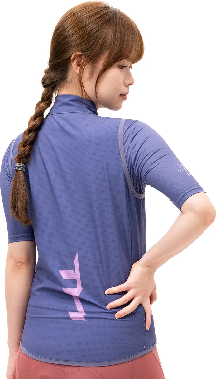 Jelek çiklizmi për femra Rockbros MJ008 TVI, L, windproof, zinxhir dyansh, vjollcë, paketim qese folie