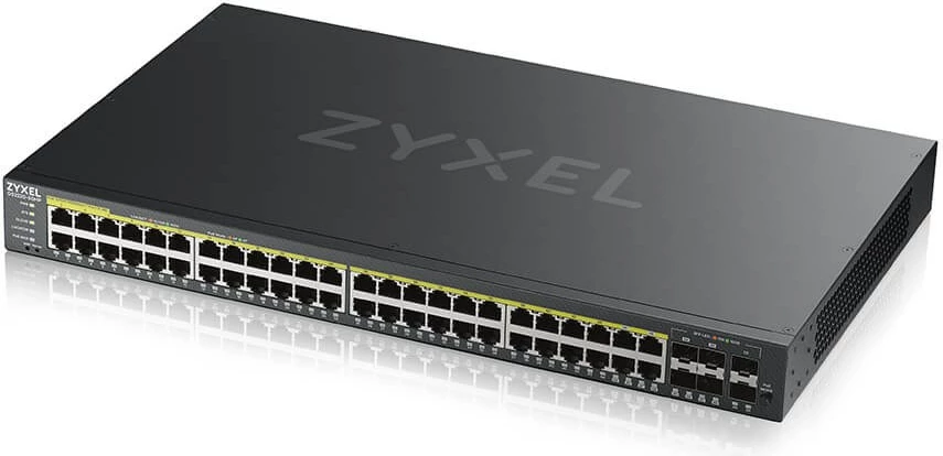 Switch rrjeti Zyxel GS2220-50HP, Managed, 48 porta Gigabit Ethernet, PoE, i zi