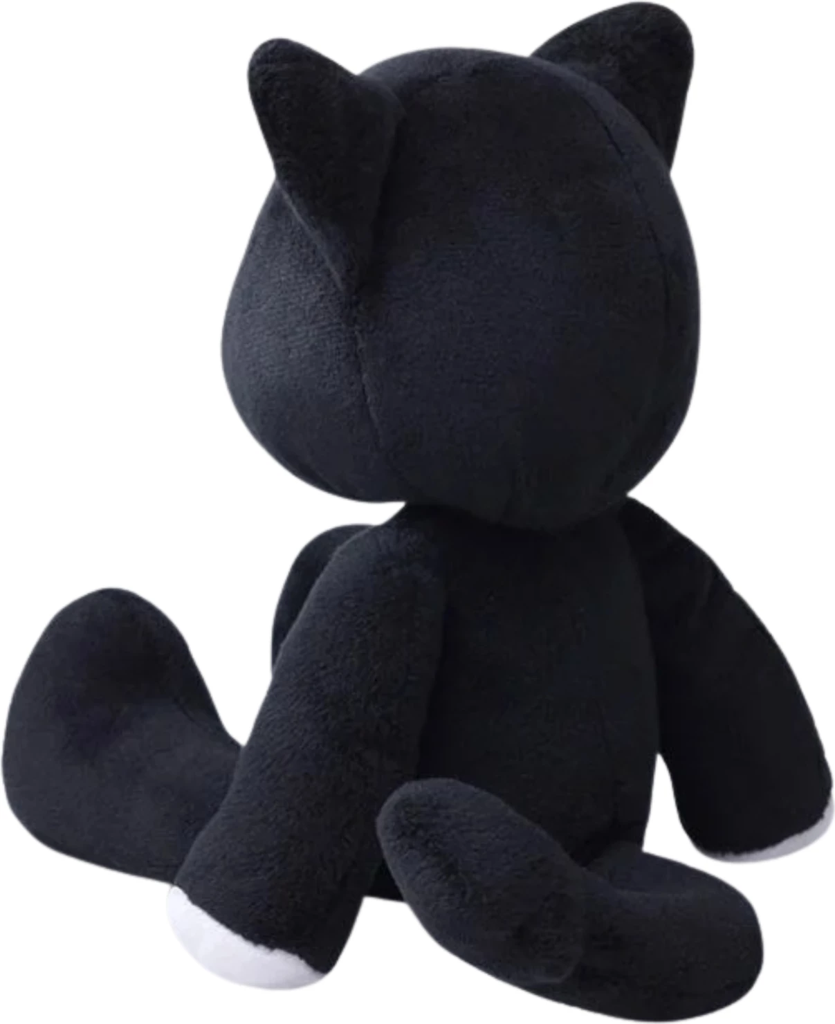 Pelush Action Doll Square Enix Mr. Mew (The World Ends With You Final Remix), 26 cm, zi/bardhë