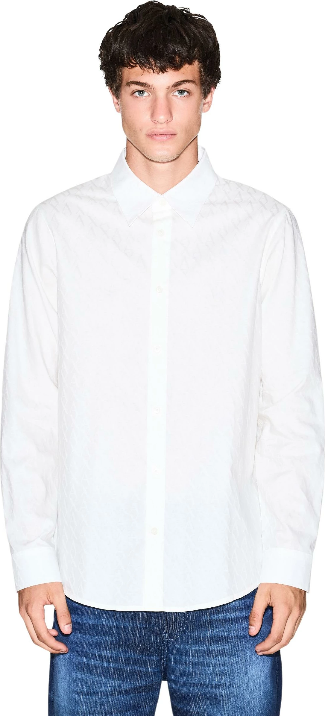 Këmishë për meshkuj Armani Exchange XM001587 AF16631, e bardhë [Madhësia: S]