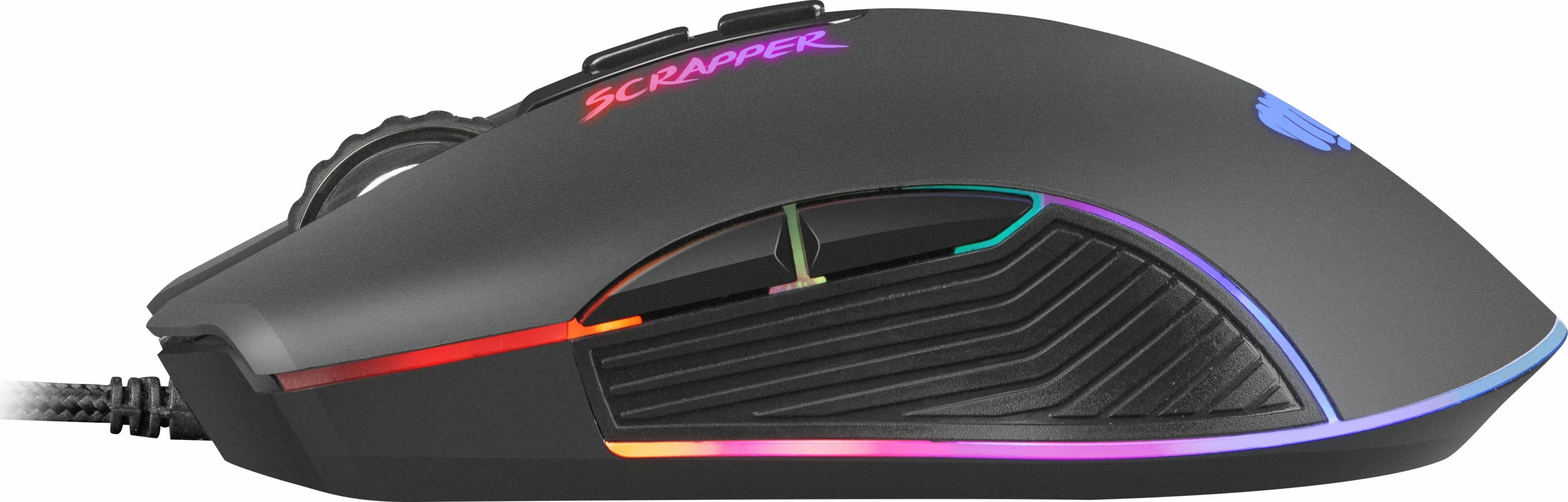 Maus gaming Fury Scrapper NFU-1699, 6400 DPI, RGB, 7 butona, USB me kabllo, i zi