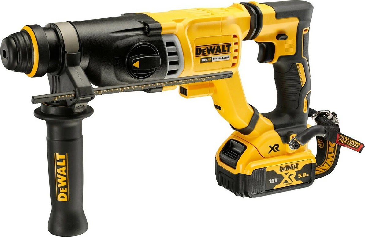 Kombihammer DeWALT SDS-plus 18V, 28mm, i verdhë