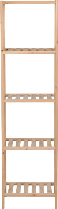 Raft dyshemeje Zendia, dru bredhi natyral, 35x30x130cm