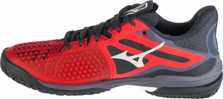 Atlete padel Mizuno për meshkuj, të zeza dhe të kuqe