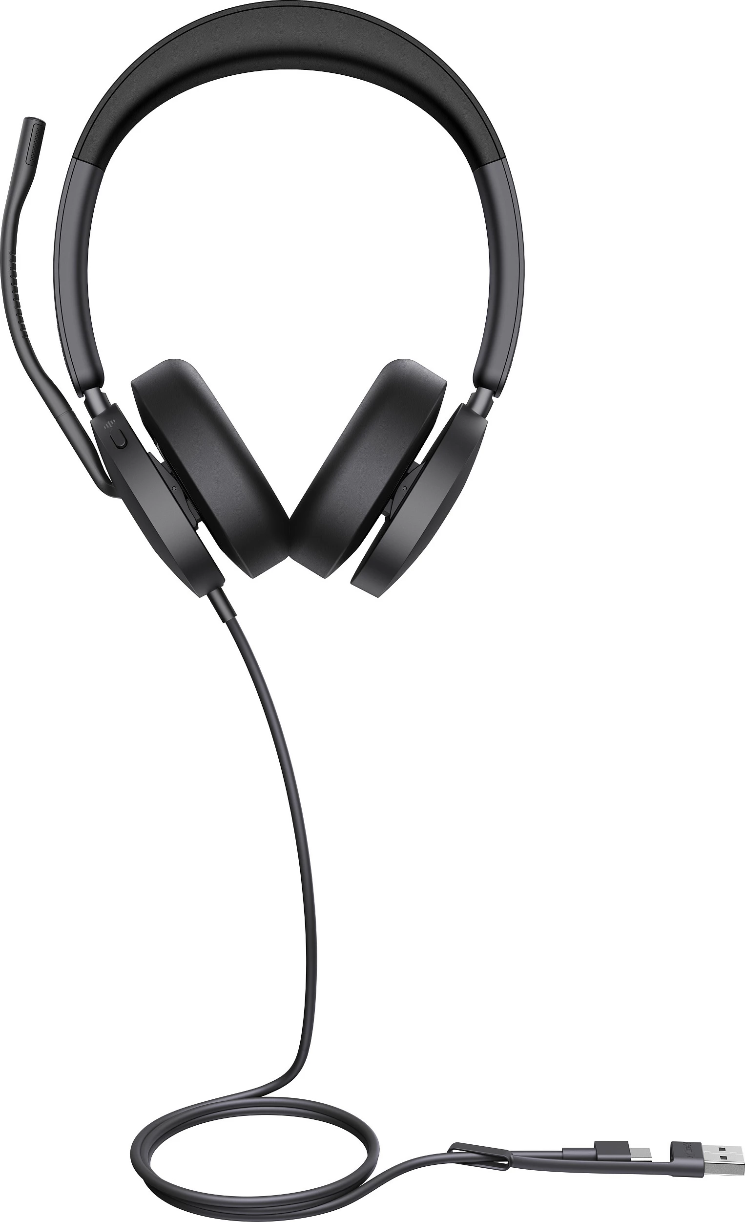 Kufje Yealink UH48 Dual UC, USB-C/USB-A me kabllo, ANC, të zeza