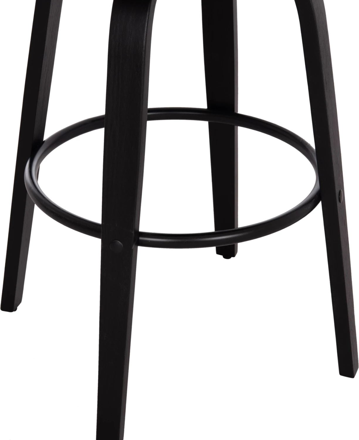 Karrige për bar rrotulluese BECKER, dru i zi, stof kafe, FH18251.03, 50x52x100cm, set prej 2 copë