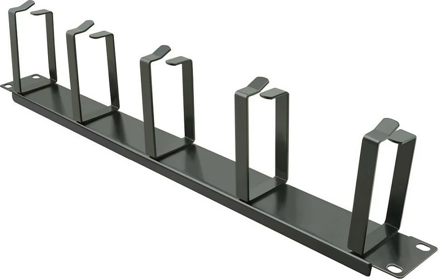 Panel menaxhimi kabllosh Helos 307543, 1U, 19", metal, i zi