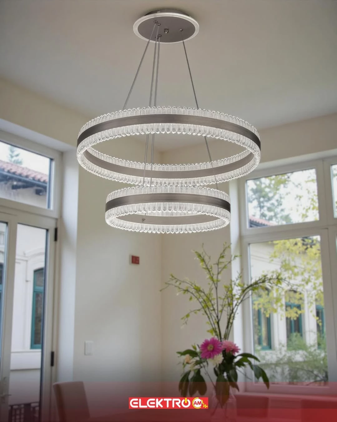 Abazhur LED i varur 9593 4+6 CMR