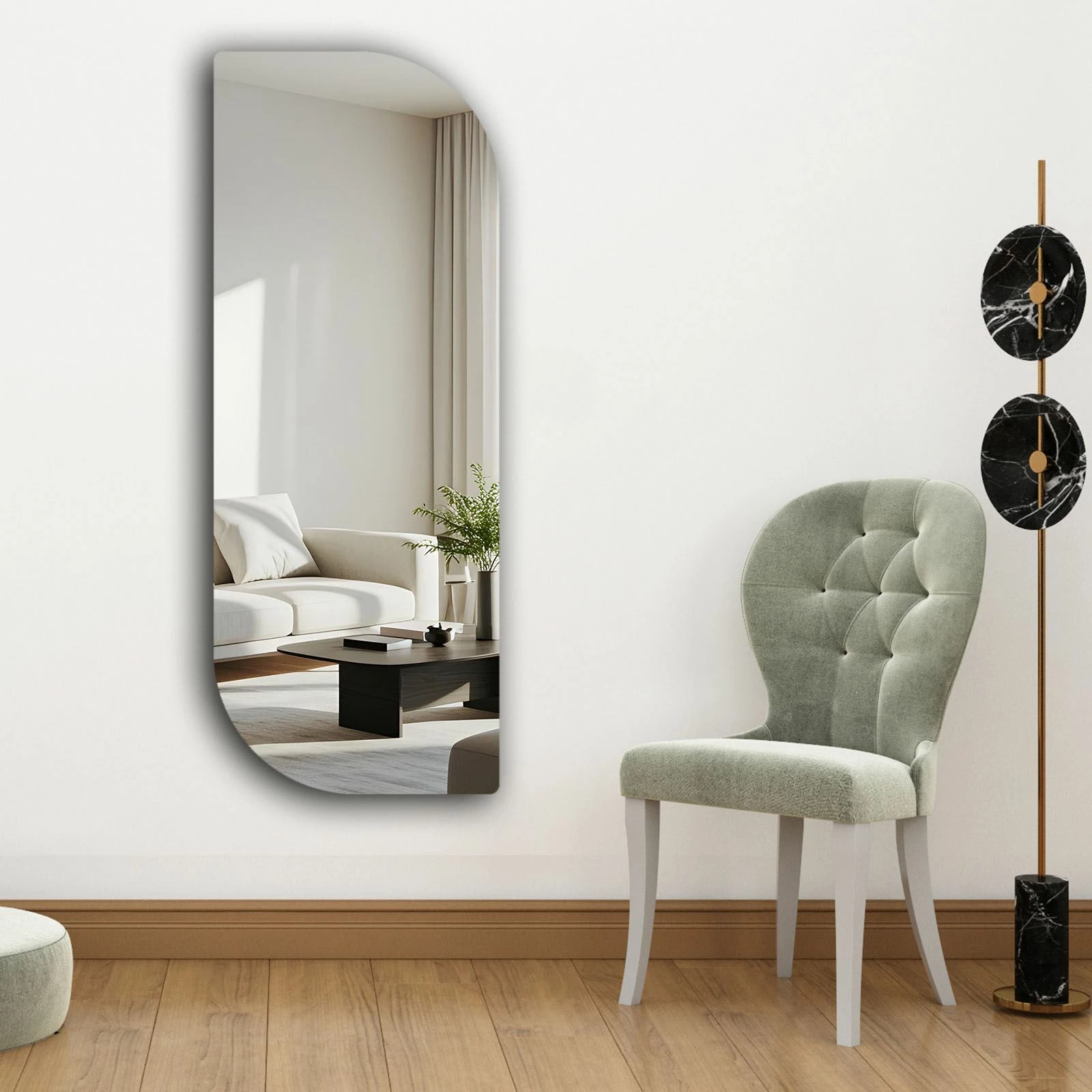 Pasqyrë Skye Decor, 52135Ayna-005, shumëngjyrëshe, 52x135cm