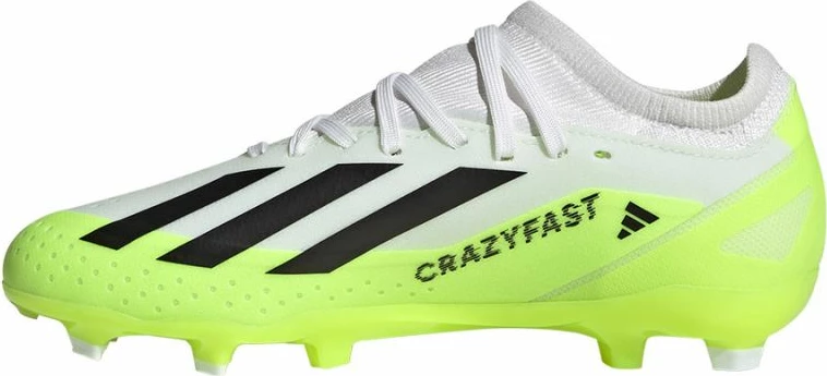 Këpucë futbolli për djem adidas X CRAZYFAST.3 FG Jr., të bardha